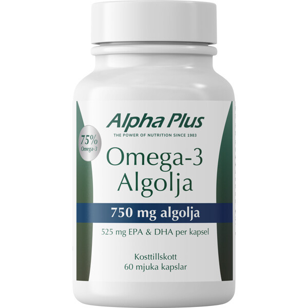 Alpha Plus Omega-3 Algolja 750mg