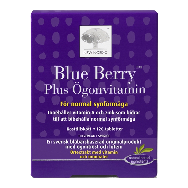 New Nordic Blue Berry Plus Ögonvitamin