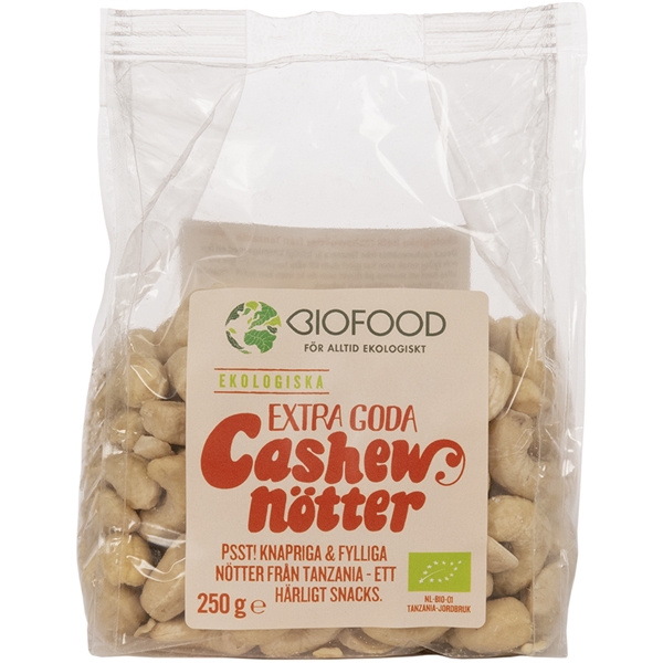 Biofood Cashewnötter Extra Goda