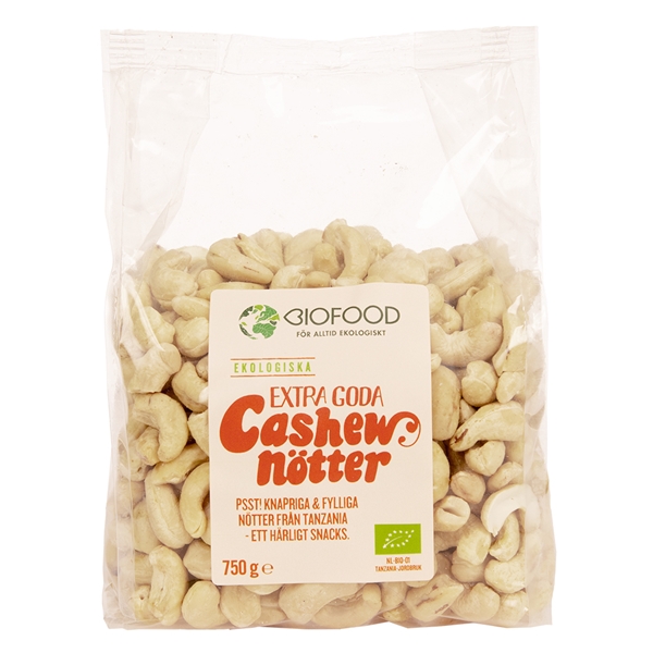 Biofood Cashewnötter Extra Goda