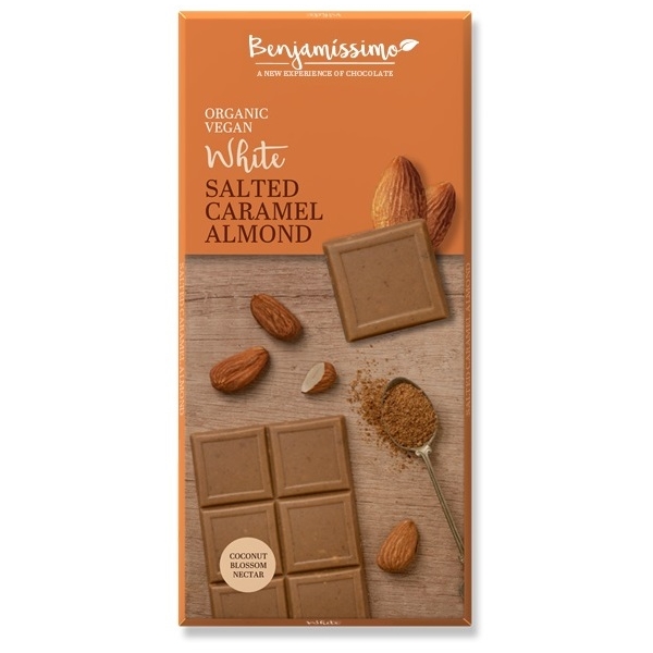 Choklad Vit Salt Karamell & Mandel