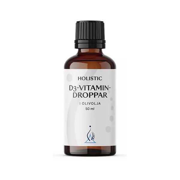 D3-vitamin droppar i olivolja