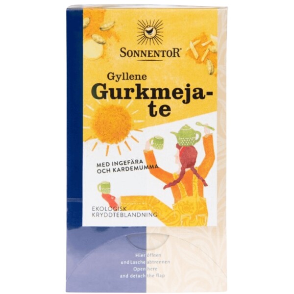 Sonnentor Gyllene Gurkmeja Tepåsar