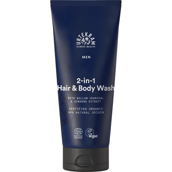 Urtekram Men 2-1 Hair & Body Wash