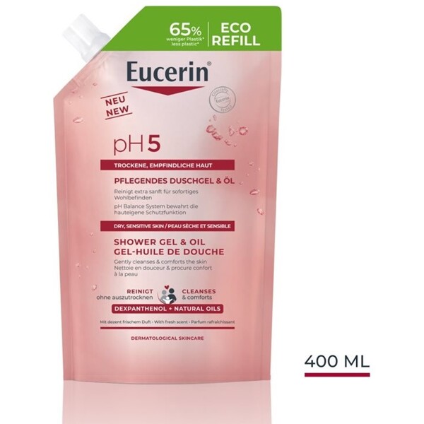 Eucerin pH5 Shower Gel & Oil Refill