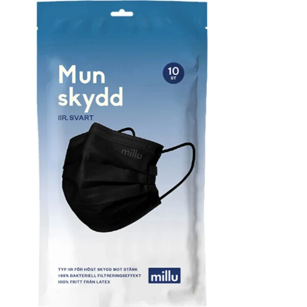Millu Munskydd IIR Svart