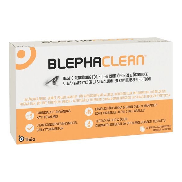 Blephaclean våtservetter